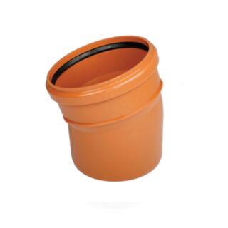 Wavin Sewer Bend 6 (160mm)15° Single Socket