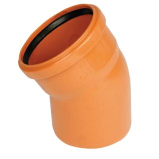 Wavin Sewer Bend 6 (160mm) 30° Single Socket