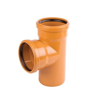 Wavin Sewer Branch 6X6 (160mm X 160mm) 90° Double Socket