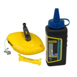 Stanley Chalk Reel With Line Level Set 30m