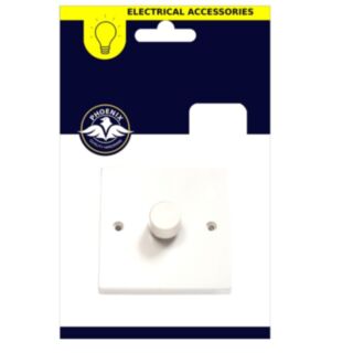 Phoenix Dimmer Switch 1 Gang 1 Way