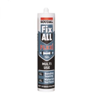 Soudal Fix All Classic Adhesive 290ml Black