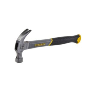 Stanley Curved Claw Fibreglass Shaft Hammer 16oz