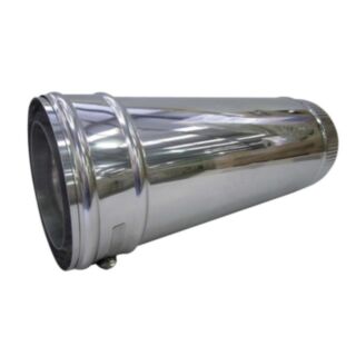 Heat Design Twin Wall Flue Pipe 1000mm