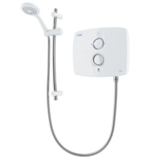 Triton T90SR Pumped Electric Shower White/Chrome