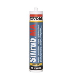 Soudal Silirub Ma Neutral Sealant Transparent 300ml