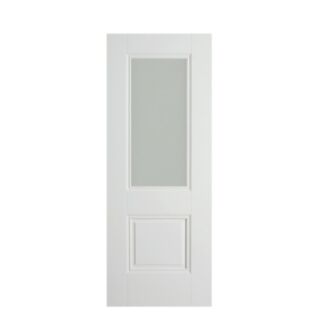 Doras Arnhem White Opal Laminate Glass Door All Sizes