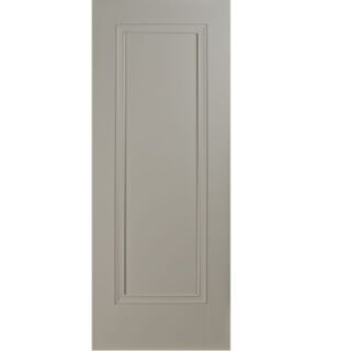 Doras Prague 1 Panel Silk Grey Door All Sizes