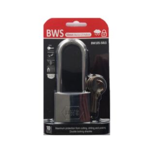 BWS Marine Long Shackle Padlock 50mm