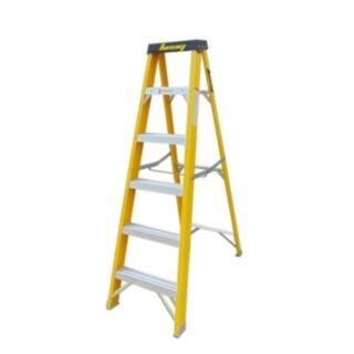 Safeline Heavy Duty Fibreglass 6 Step Ladder