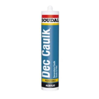 Soudal Decorators Caulk White 300ml