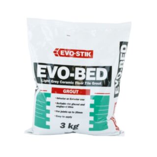 Evo-Stik Evo-Bed Ceramic Floor Tile Grout 3kg