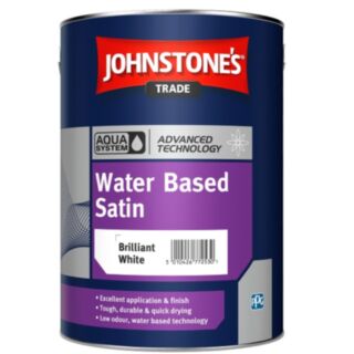 Johnstones Trade Water Based Satin Brilliant White