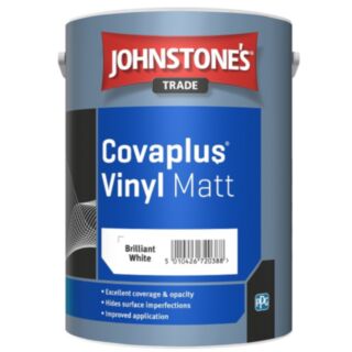 Johnstones Trade Covaplus Vinyl Matt Brilliant White 5ltr