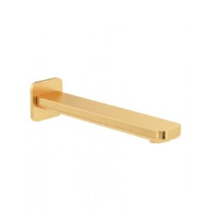 Contour Brass Bath Spout Brushed Gold