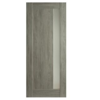Doras Erkado Harbour Mist Grey Obscure Glass Door All Sizes
