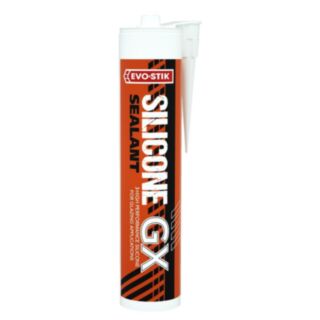 Evo-Stik Silicone GX Sealant 300ml Grey