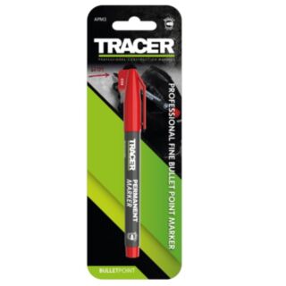Tracer Bullet Point Permanent Marker Red