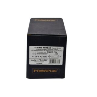 Rawlplug Drywall Screw Fine Thread For Metal 3.5mm x 42mm