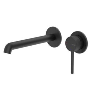Alita Wall Mounted Basin Mixer Tap Matt Black