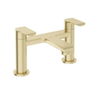 Scope Deck Mounted Bath Filler Brushed Gold