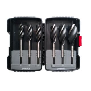 Abracs Speed Auger Drill Bit Set 6 Pieces