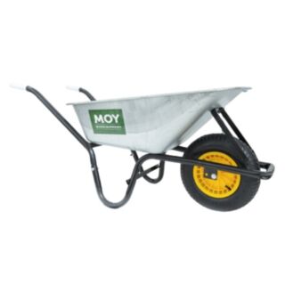 Moy Wheelbarrow Black or Galvanised 90 ltr