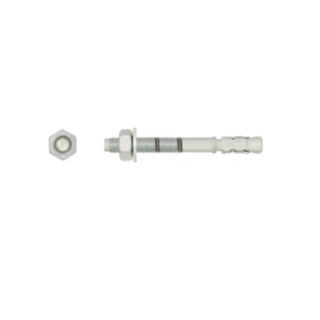 Rawlplug R-XPT Throughbolt M12 x 125mm, Zinc Plated, Option 7