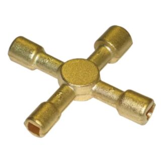 Tala 4 Way Brass Service Key