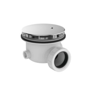 Shower Waste With Chrome Cover 90mm
