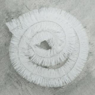 Twisted Gutter Brush Leaf Guard 100mm x 4m White