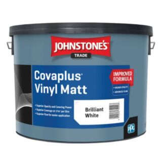 Johnstones Trade Covaplus Vinyl Matt Brilliant White 10ltr