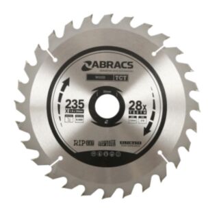Abracs TCT Blade Wood 235mm x 30mm x 28T