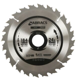 Abracs TCT Blade Wood 184mm x 30mm x 24T