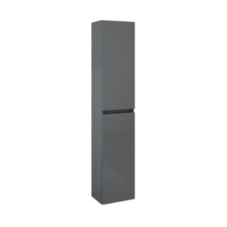 Universal 300mm Wall Column Unit Gloss Grey
