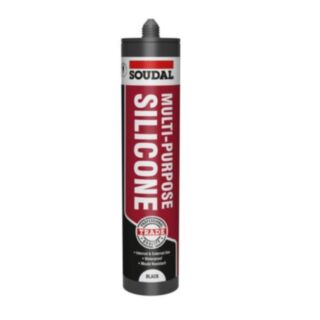 Soudal Multi-Purpose Silicone 270ml Black