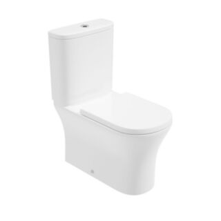 Pena Fully Shrouded Closed Coupled Toilet Alpha Seat