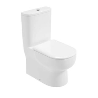 Via Fully Shrouded Closed Coupled Toilet Sequence Seat