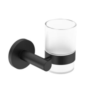 Hakk Toothbrush Holder Matt Black