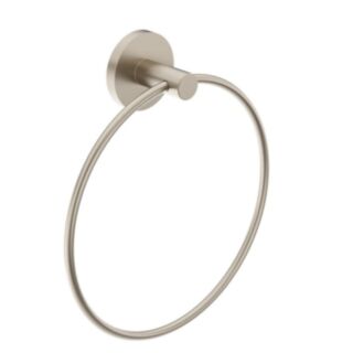 Hakk Towel Ring Brushed Nickel