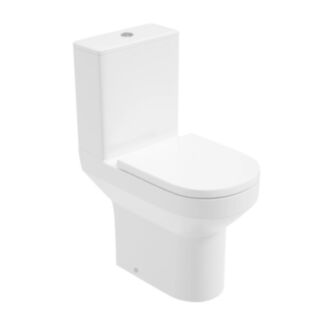 Base Rimless Kit Open Back Comfort Height Toilet & Seat