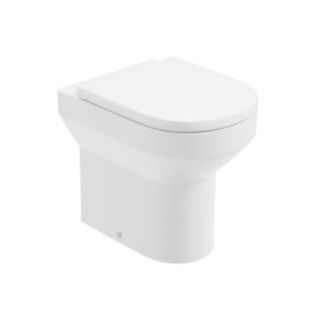 Base Rimless Kit Back to Wall Comfort Height Toilet & Seat