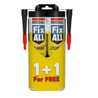 Soudal Fix All Turbo Duo Pack 290ml x 2 White