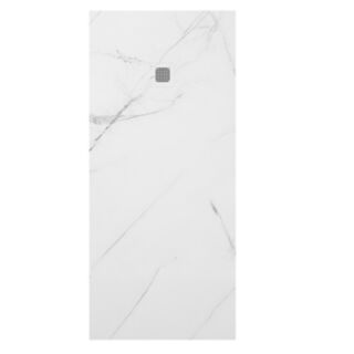 Unity Marble Effect Shower Tray White 1800mm x 800mm