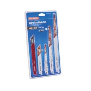 Faithfull 15 Piece Sabre Saw Blade Set