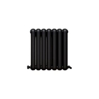 Vaporo Circa Horizontal Radiator 600mm x 510mm Matt Black