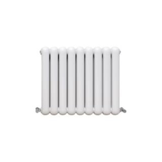 Vaporo Circa Horizontal Radiator 600mm x 650mm White