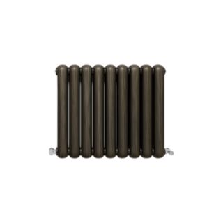 Vaporo Circa Horizontal Radiator 600mm x 650mm Brushed Bronze