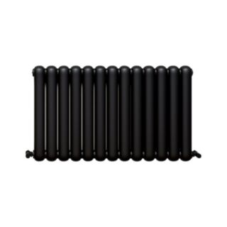 Vaporo Circa Horizontal Radiator 600mm x 930mm Matt Black