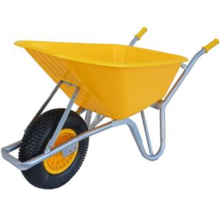 Moy Wheelbarrow Yellow Builders Blazer 100 ltr